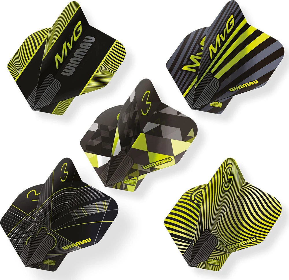 Winmau MvG Prism dartų plunksnelių rinkinys