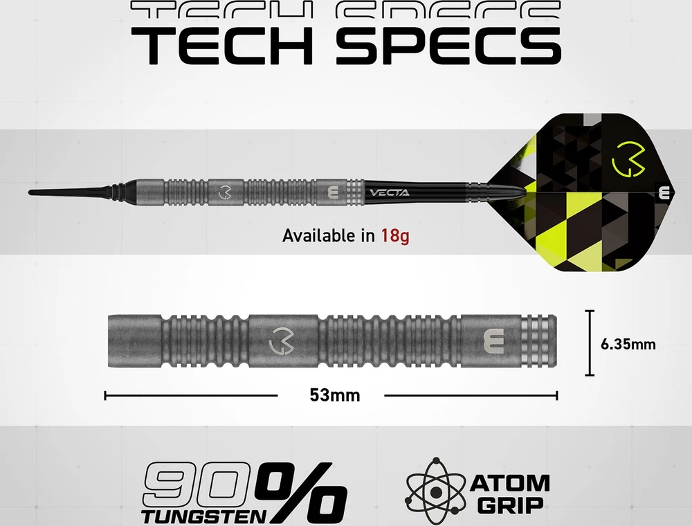 Winmau MvG TS 90% Soft Tip Darts