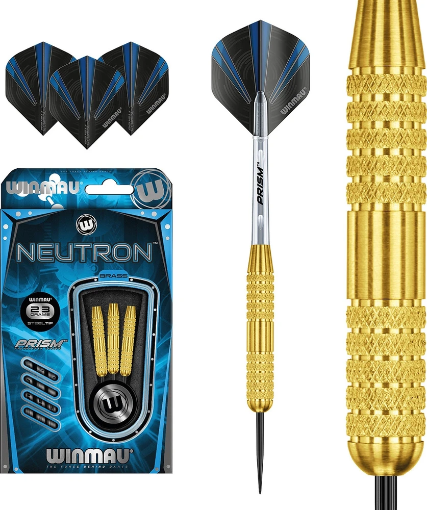 Winmau Neutron plieninių smaigalių žalvarinės smiginio strėlytės 23 g