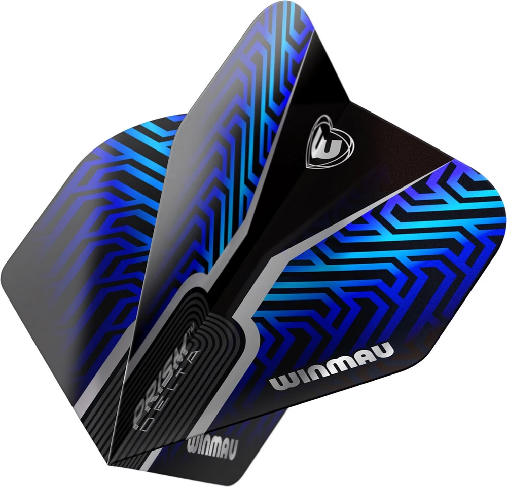 Winmau Prism Delta Premium Standard dart plunksnos, mėlynos