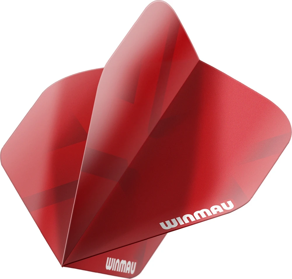 Winmau Prism X Raudona Premium standartinės strėlyčių plunksnos