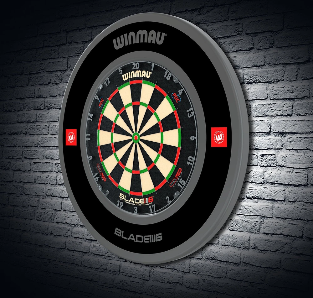 "Winmau Pro Line 1.0" smiginio lentos apvadas juodas