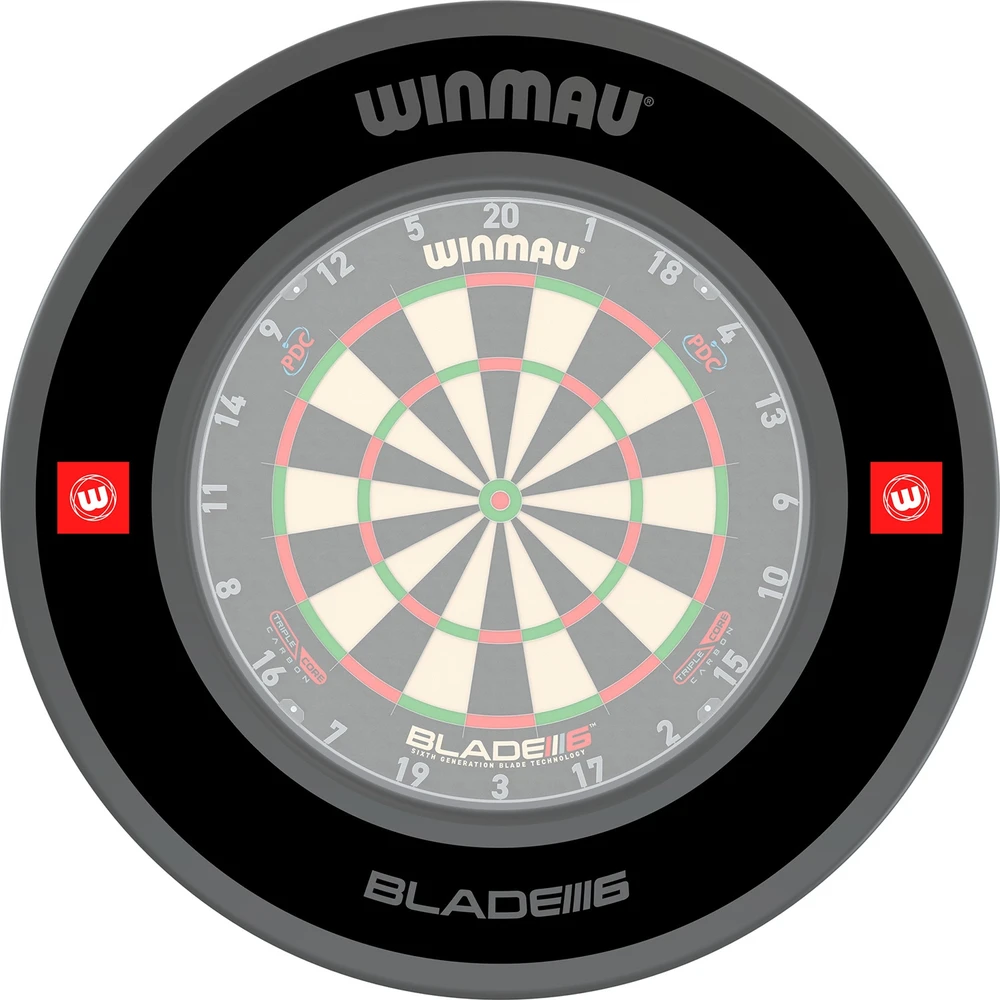 "Winmau Pro Line 1.0" smiginio lentos apvadas juodas