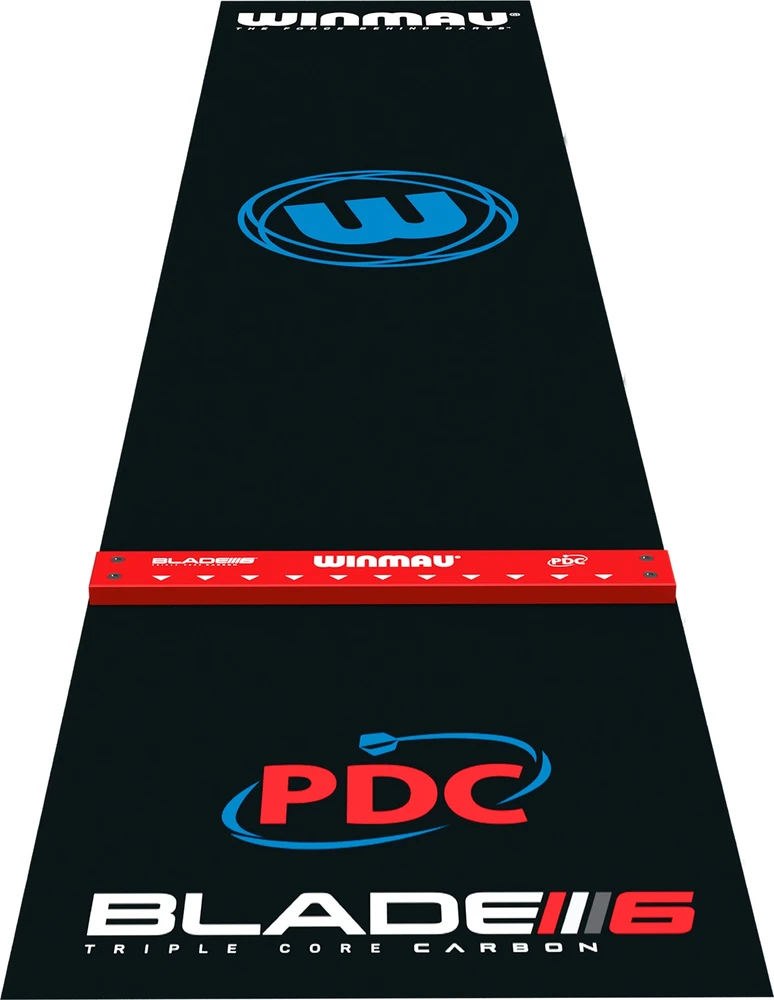 Winmau Pro Zone - precizinis PVC smiginio kilimėlis su integruotu borteliu