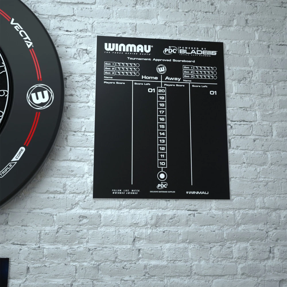 "Winmau" smiginio rezultatų suvestinė