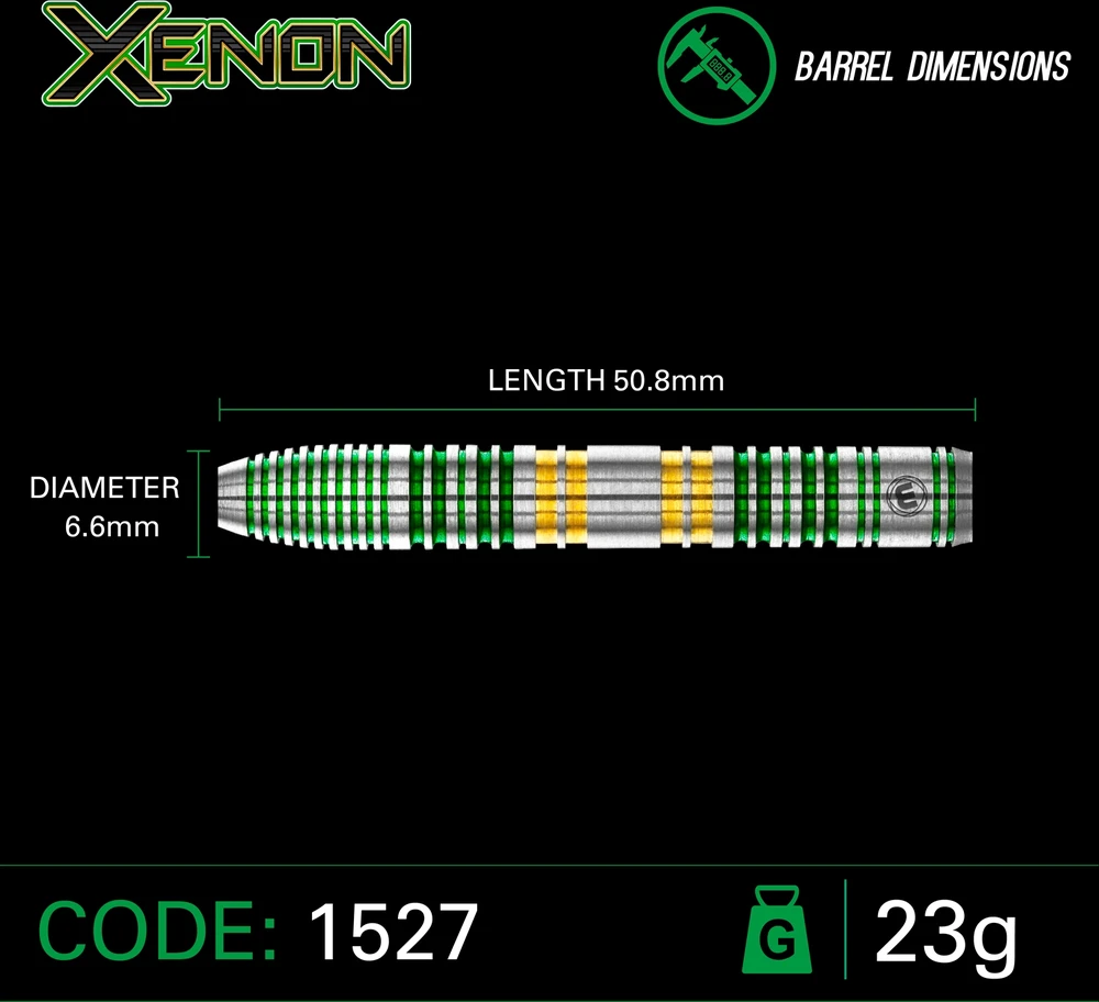 Strėlytės Winmau Xenon 90%, 23 gramų