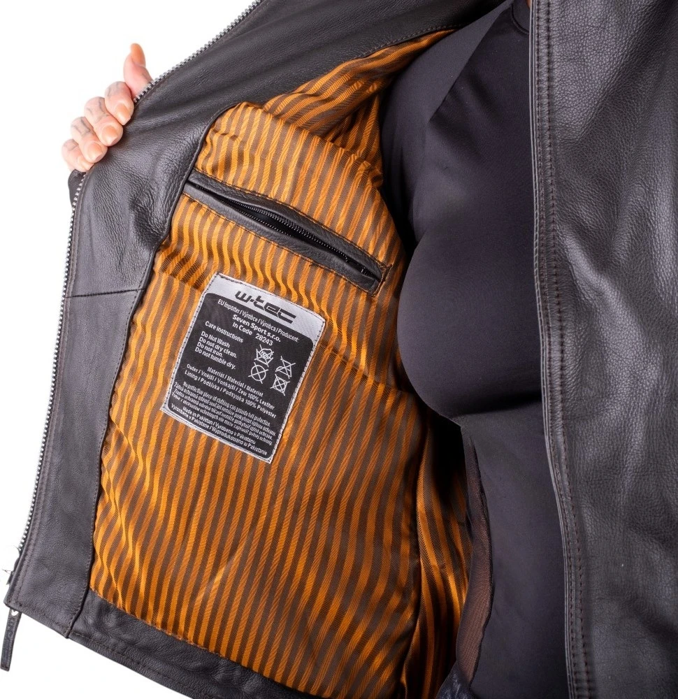 Women’s Leather Jacket W-TEC Mantura