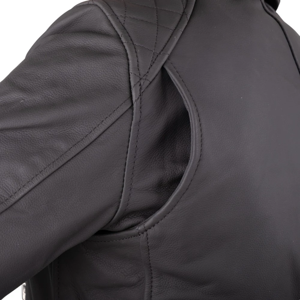 Women’s Leather Motorcycle Jacket W-TEC Brinea