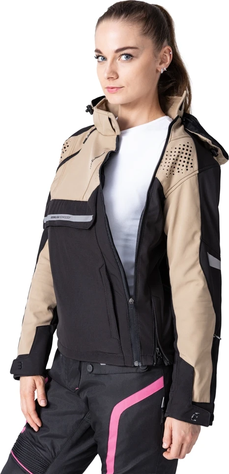 Women’s Softshell Motorcycle Jacket W-TEC Annorack Lady