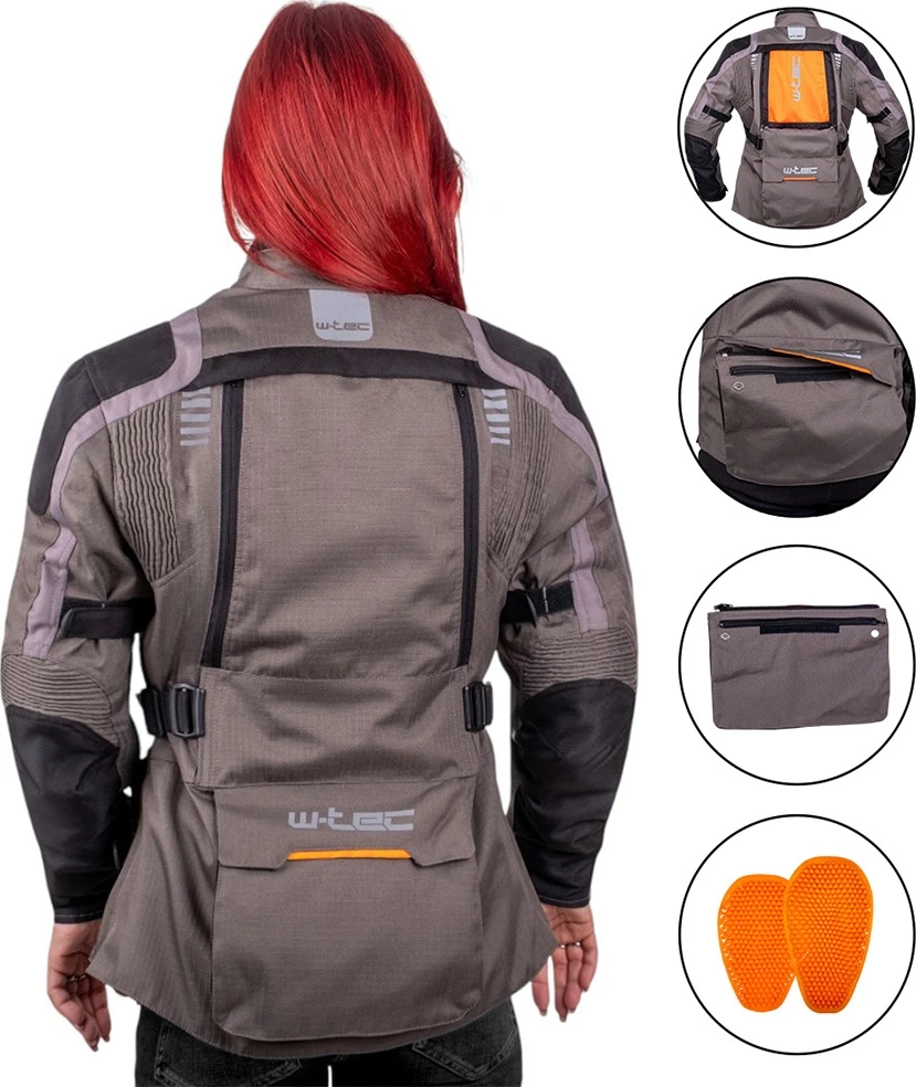 Moteriška turistinė motociklininkų striukė W-TEC Smackton Lady
