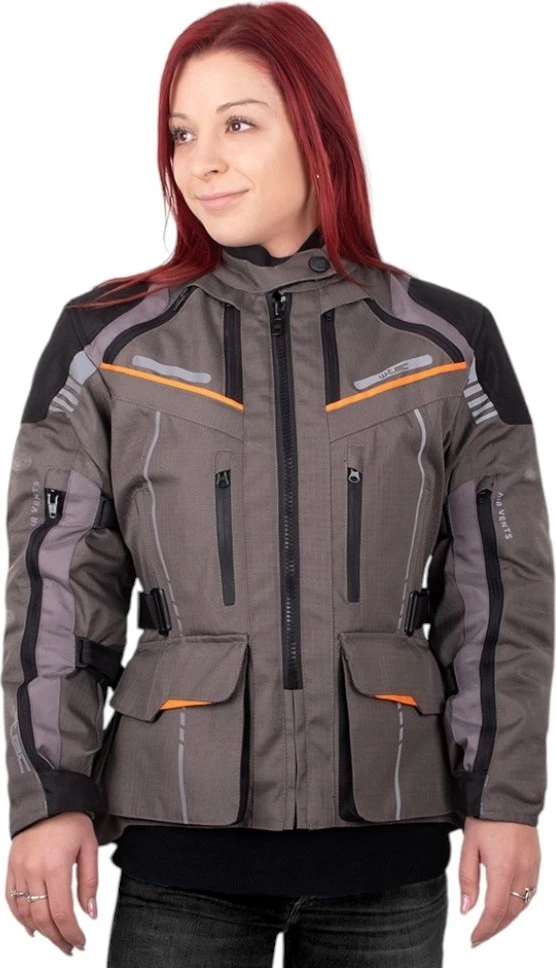 Moteriška turistinė motociklininkų striukė W-TEC Smackton Lady