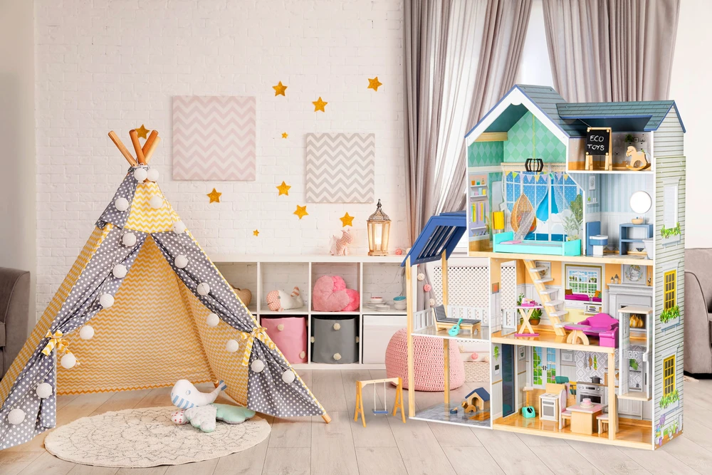 Lėlių namelio rezidencija XXL Maya 28 el. ECOTOYS