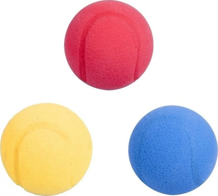 YATE Ball SOFT putų kamuoliukas 7 cm, geltonas