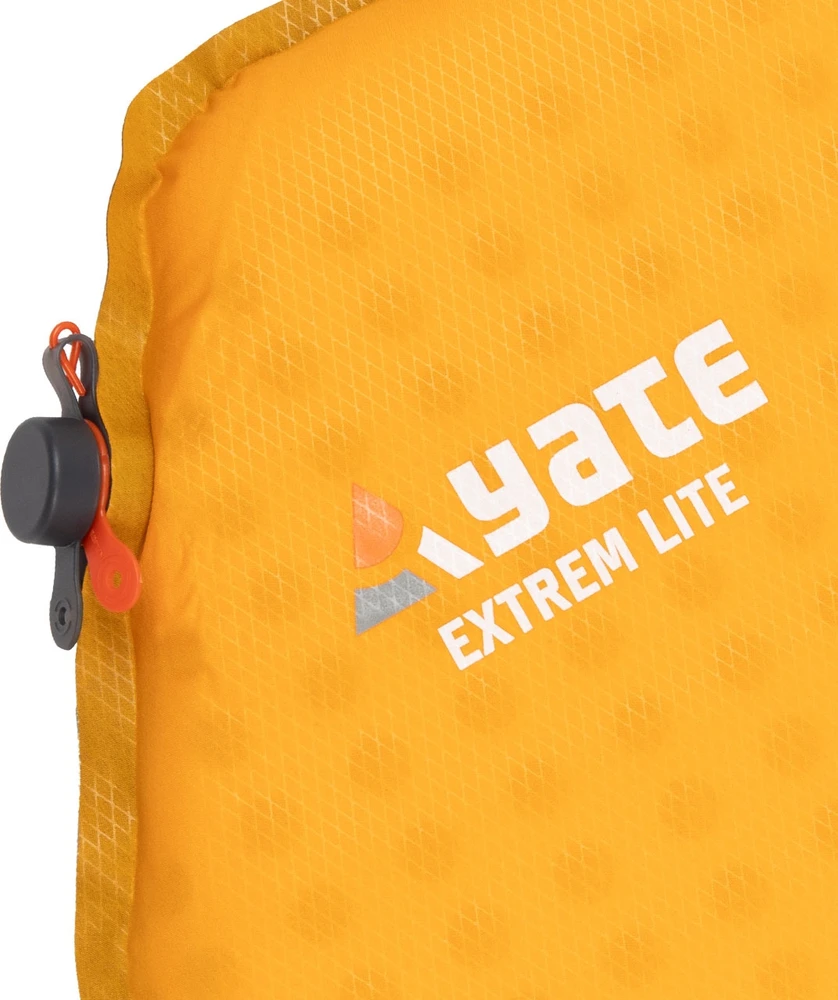 YATE EXTREM LITE 3,8 savaime prisipučiantis kilimėlis, geltonas/pilkas