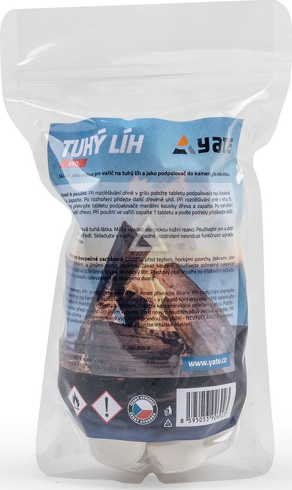Čekija Sausas kuras Yate Solid Fuel- 350g