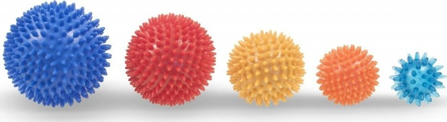 YATE Masažinis ežiukas Igel Ball su spygliais 6,3 cm oranžinis