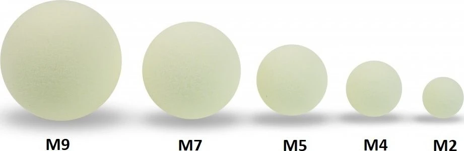 YATE putplasčio kamuolys M2, skersmuo 2 cm
