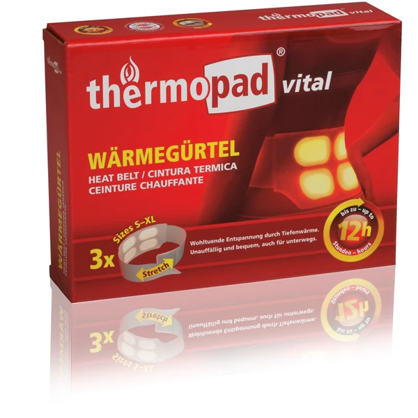 Yate Šildantis diržas Thermopad, 3 vnt.