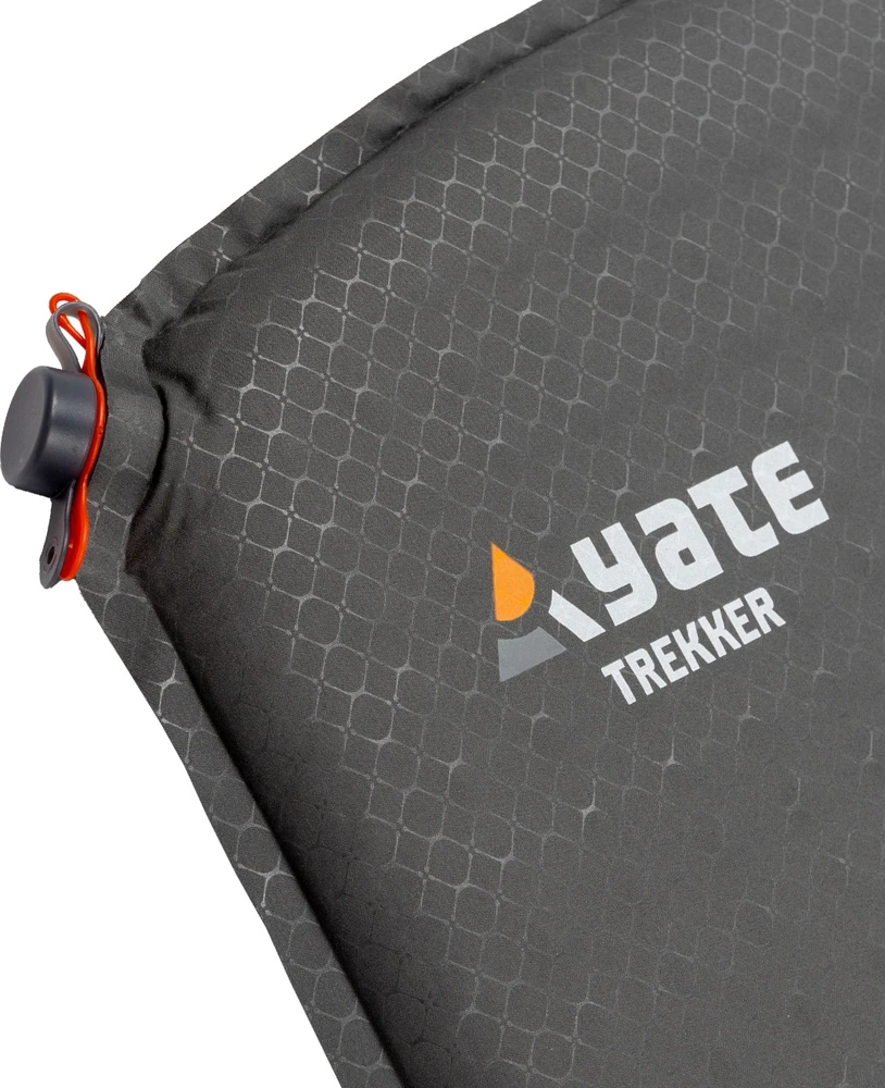 Savaime prisipučiantis kilimėlis YATE Trekker 3,8 pilkas