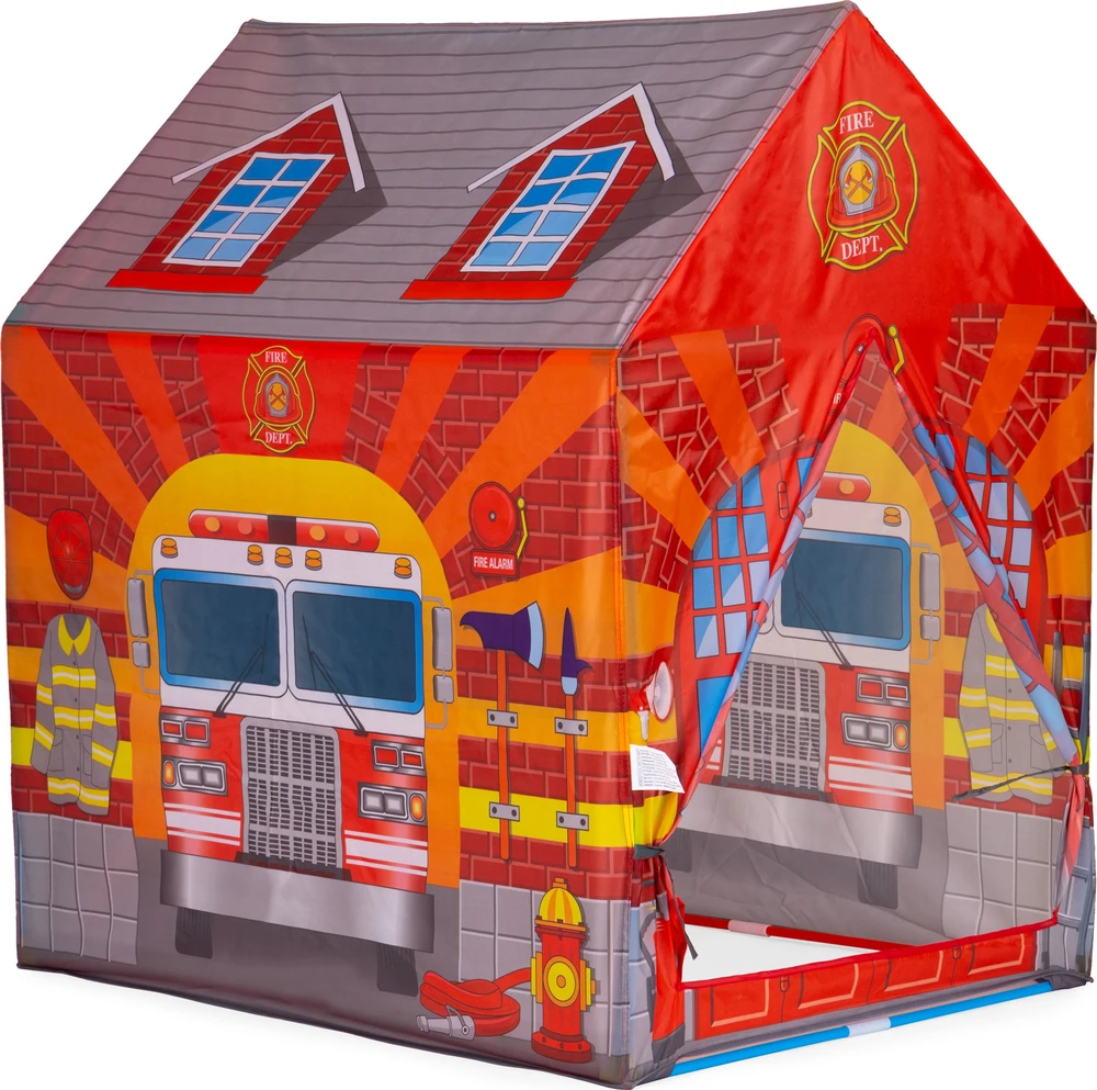 Vaikų palapinė IPlay gaisrinės stotis 95x72x102 cm