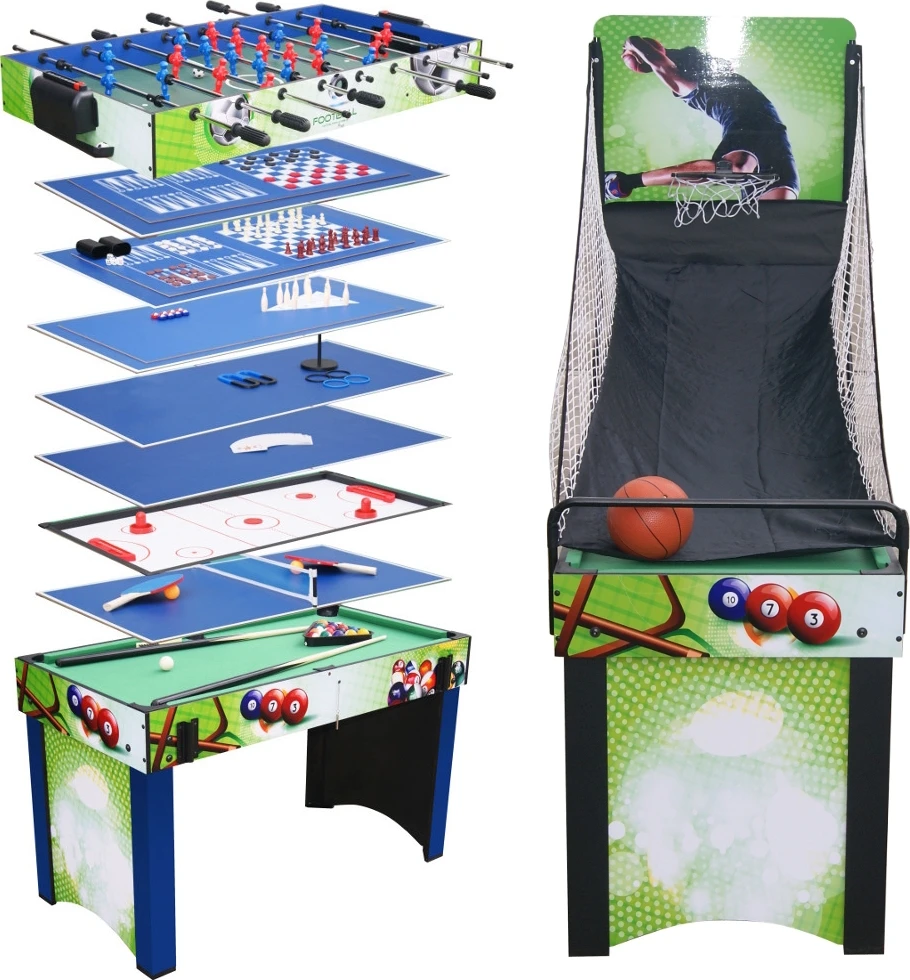 Multi-Game Table 13-in-1 WORKER Supertable II