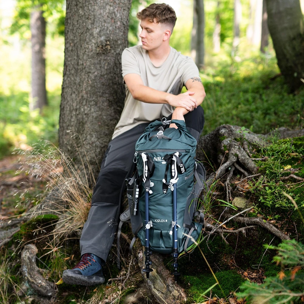 Nils Extreme Žalia turistinė kuprinė NC1938 KJOLEN 40 l NILS CAMP