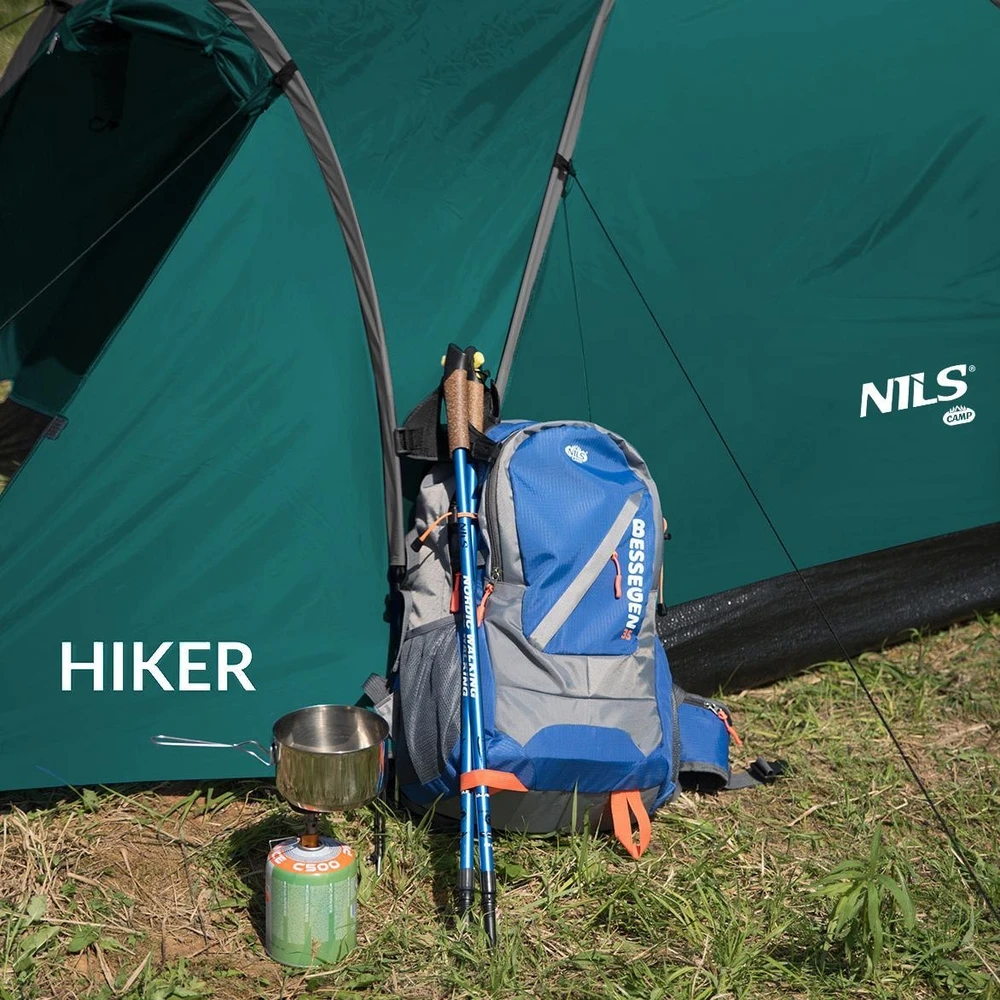 Žalia turistinė palapinė Hiker NC6010 Nils Camp