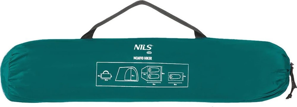 Žalia turistinė palapinė Hiker NC6010 Nils Camp