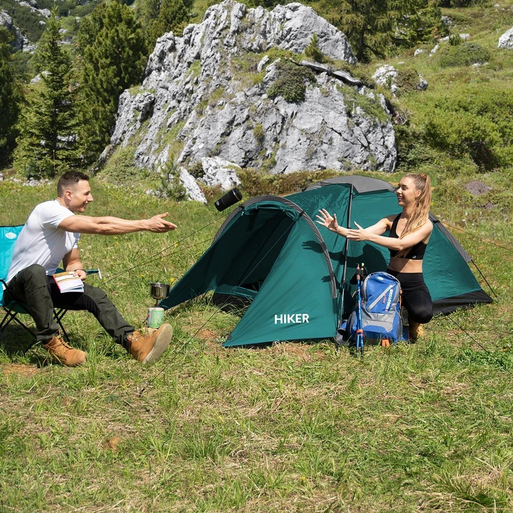 Žalia turistinė palapinė Hiker NC6010 Nils Camp