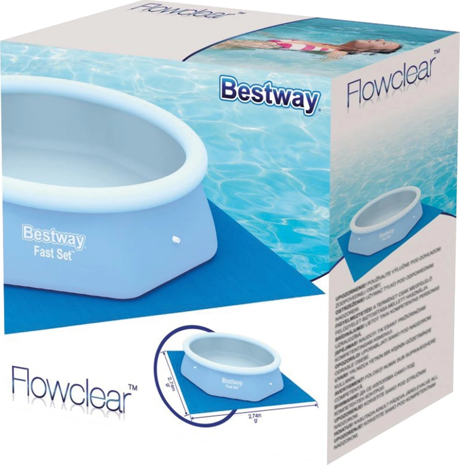 Žemės užtiesalas baseinui Bestway, 274x274cm