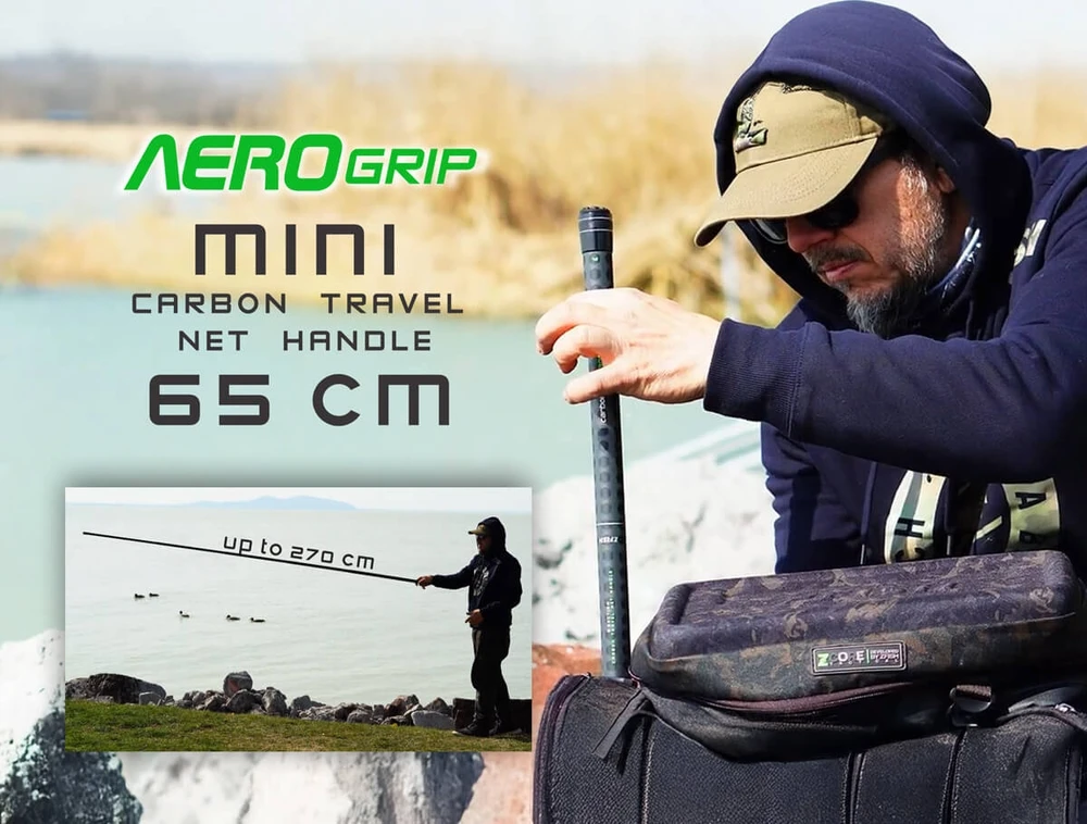 ZFISH Aero Grip kelioninė graibšto rankena, 2,70 m