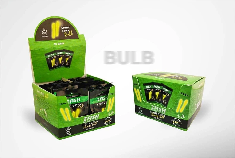 ZFISH Cheminės šviesos lazdelės lemputė 4.5x35mm/2vnt