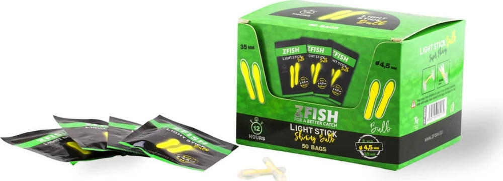 ZFISH Cheminės šviesos lazdelės lemputė 4.5x35mm/2vnt