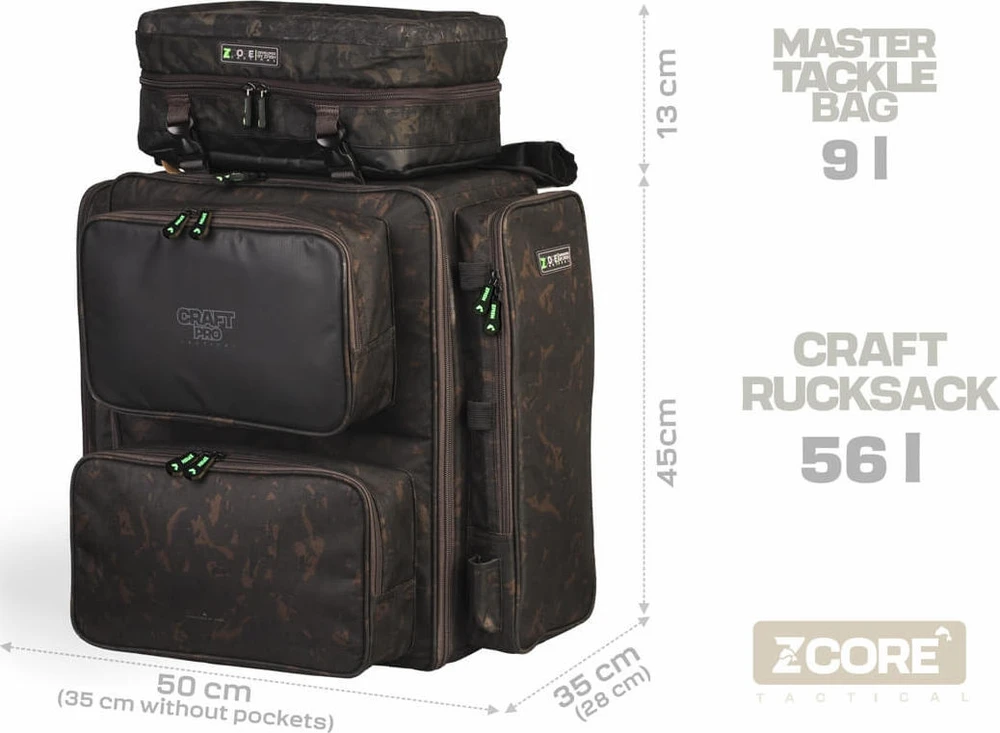 ZFISH CraftPro Rucksack Z-CORE 3in1