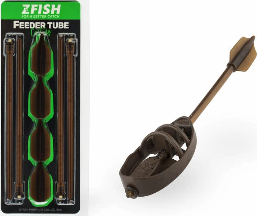 ZFISH Feeder Casting Tube šėrykla, 4 vnt.