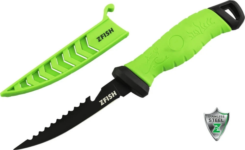ZFISH filė peilis žvejybai plėšriosioms žuvims 5"/125 mm