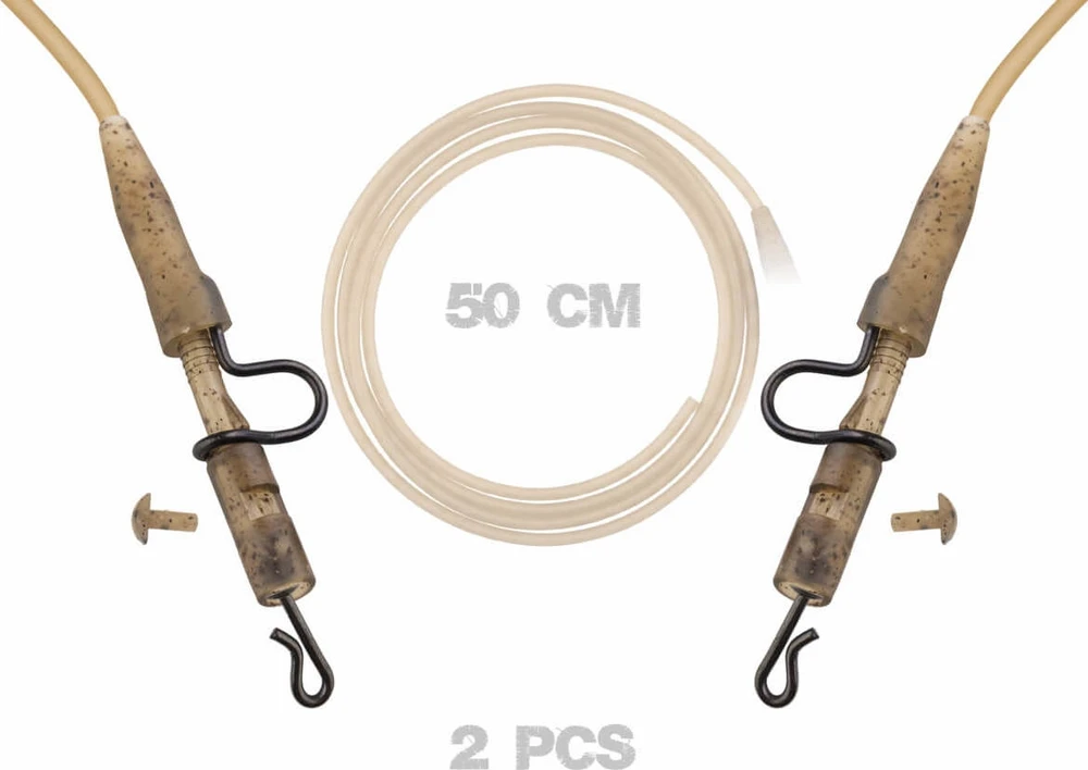 ZFISH Heavy Duty Lead Clip with Tube & QC 2pcs