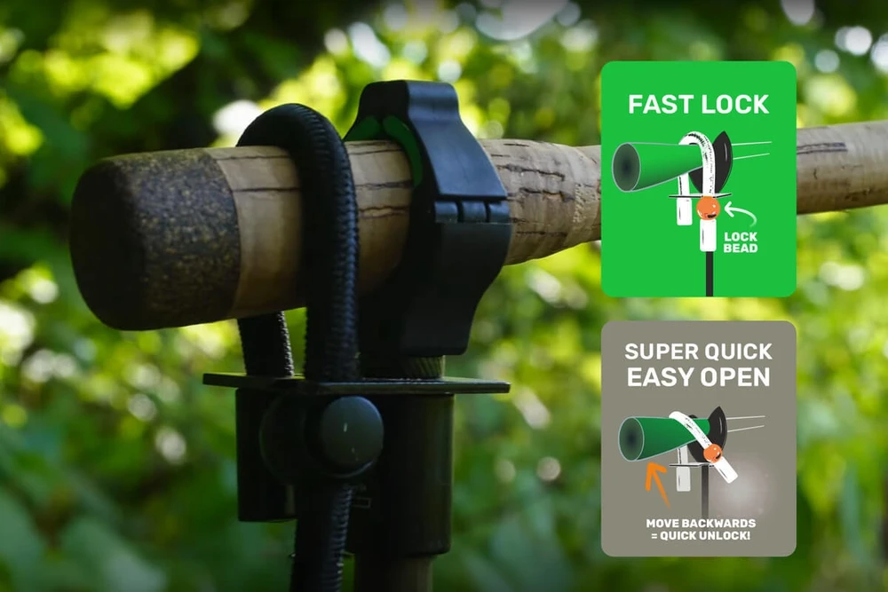 ZFISH meškerės laikiklis Rod Lock Grip