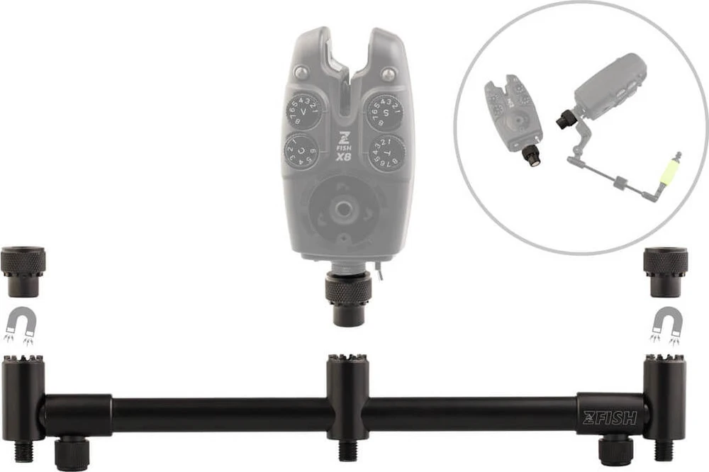 ZFISH Magsafe Buzzer Bar laikiklis 3 meškerėms