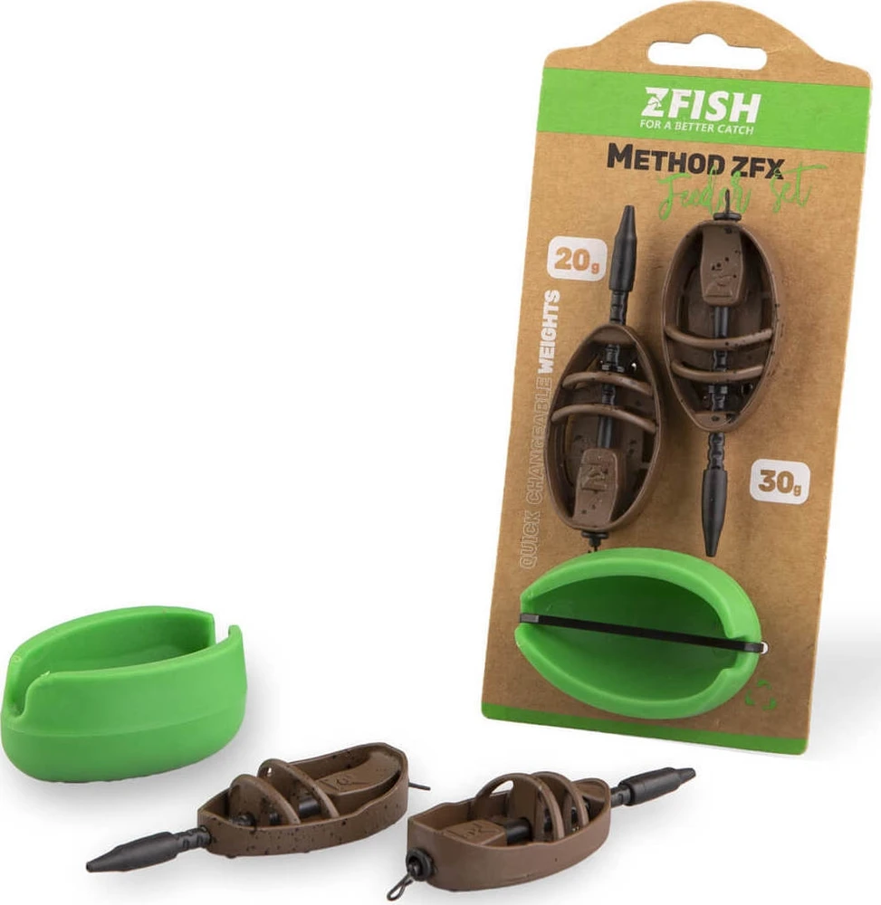Šėryklių rinkinys ZFISH Method Feeder ZFX 20, 30 g + forma
