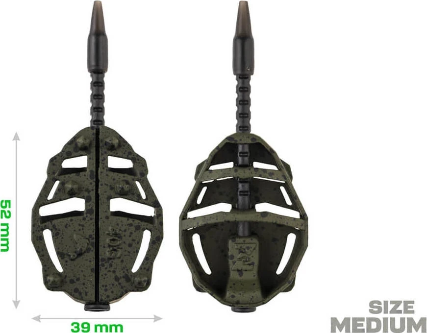 Šėryklų rinkinys ZFISH Method Feeder Spider Medium 30, 40 g + forma