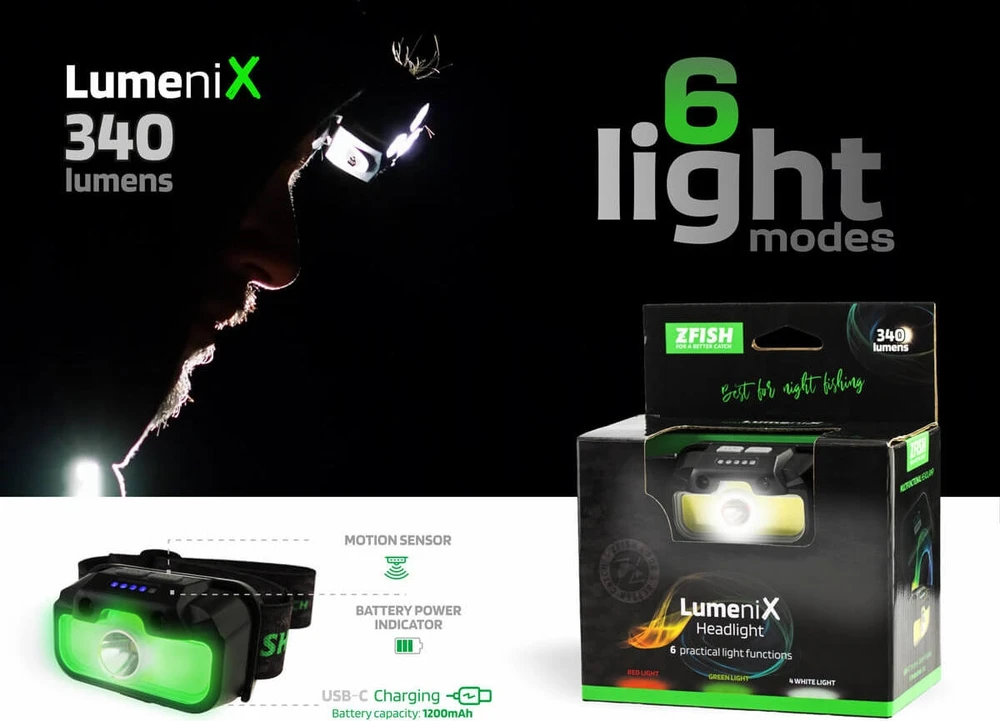 ZFISH galvos žibintuvėlis Lumenix