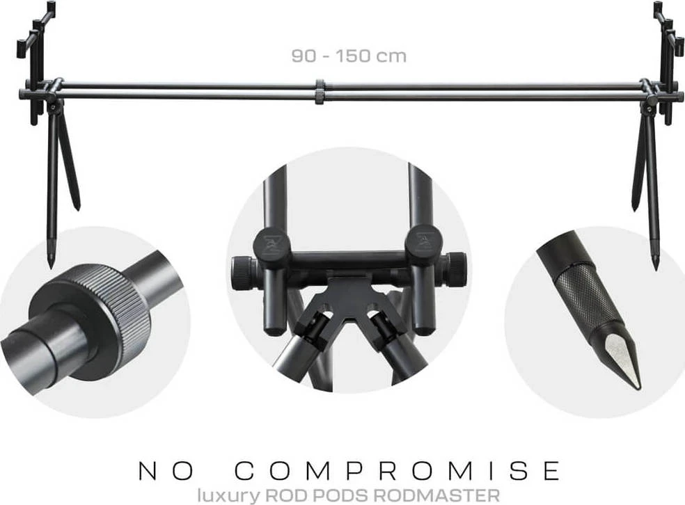 ZFISH Rod Pod RodMaster stovas 4 meškerėms