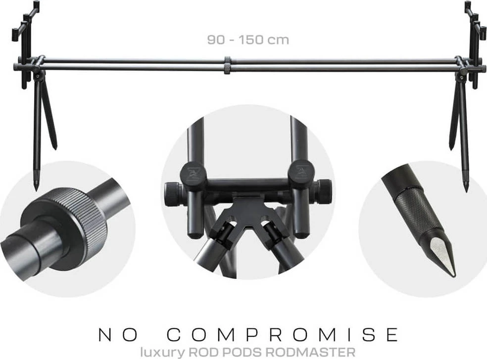 ZFISH Rod Pod RodMaster stovas 4 meškerėms