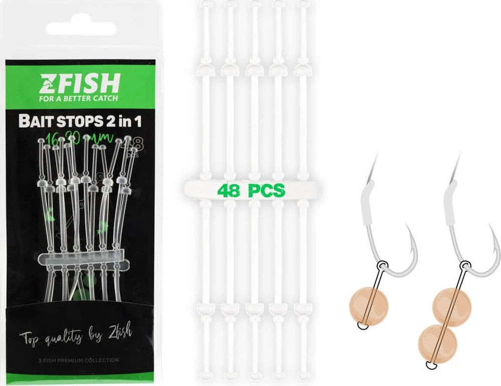 ZFISH silikoniniai boilių stabdikliai 16-30 mm