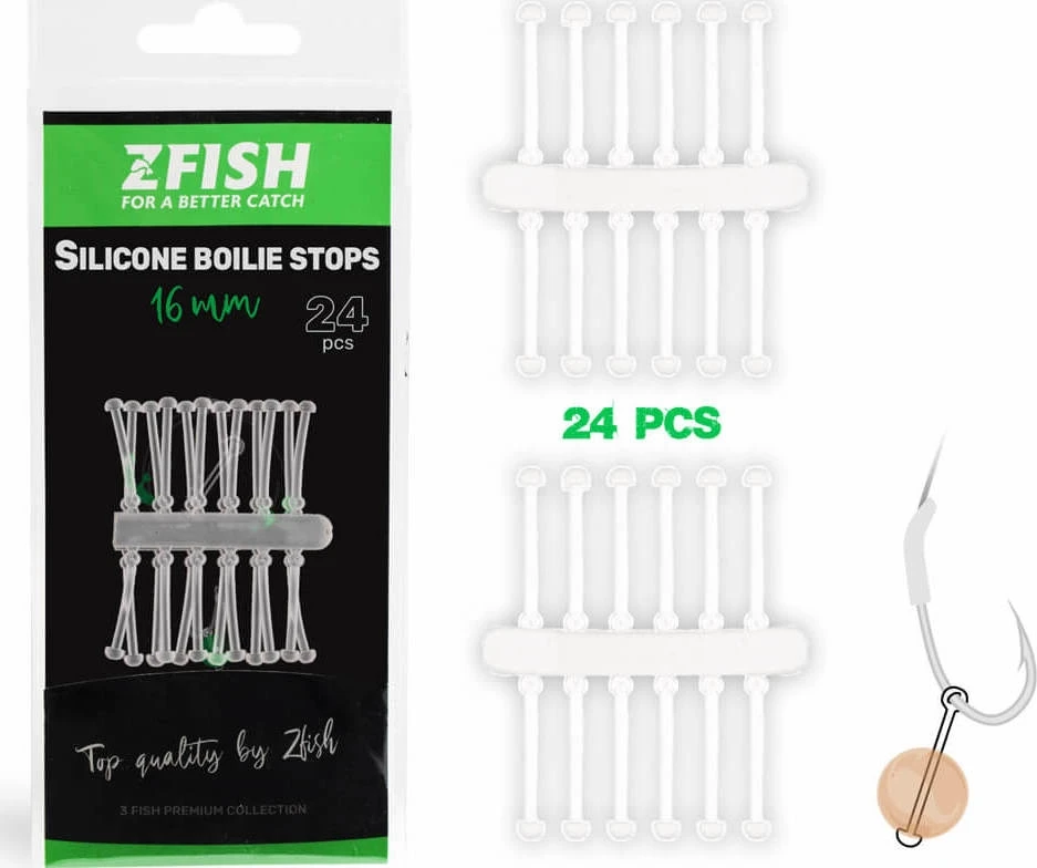 ZFISH silikoniniai boilių stopperiai 16mm