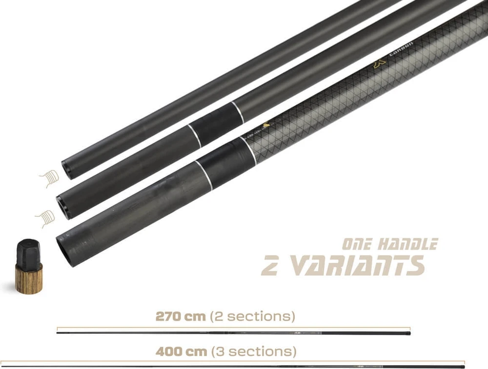 ZFISH Tactical Graibštas Handle 4.0m graibšto kotas