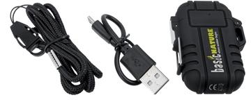 Žiebtuvėlis BasicNature Arc USB Atsparus vandeniui