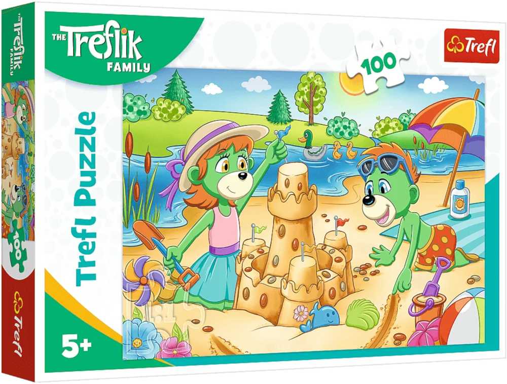 Trefl Dėlionė 100 vnt. - Treflikų atostogos aprašymas - Prekės nuotrauka