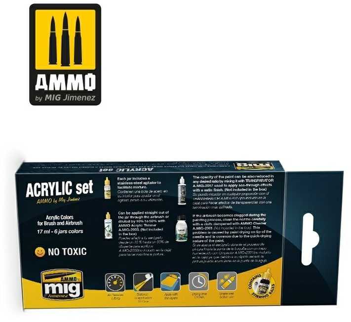 20107 – ATOM Uniform Blue – 20ml. Ammo Mig Colore Acrilico Modellismo - Foto 4